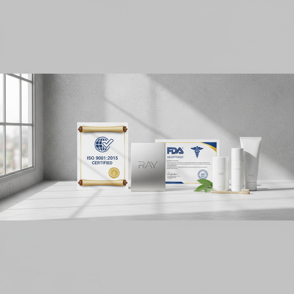 RAY Achieves ISO 9001 & FDA Certification for Oral Care Manufacturing