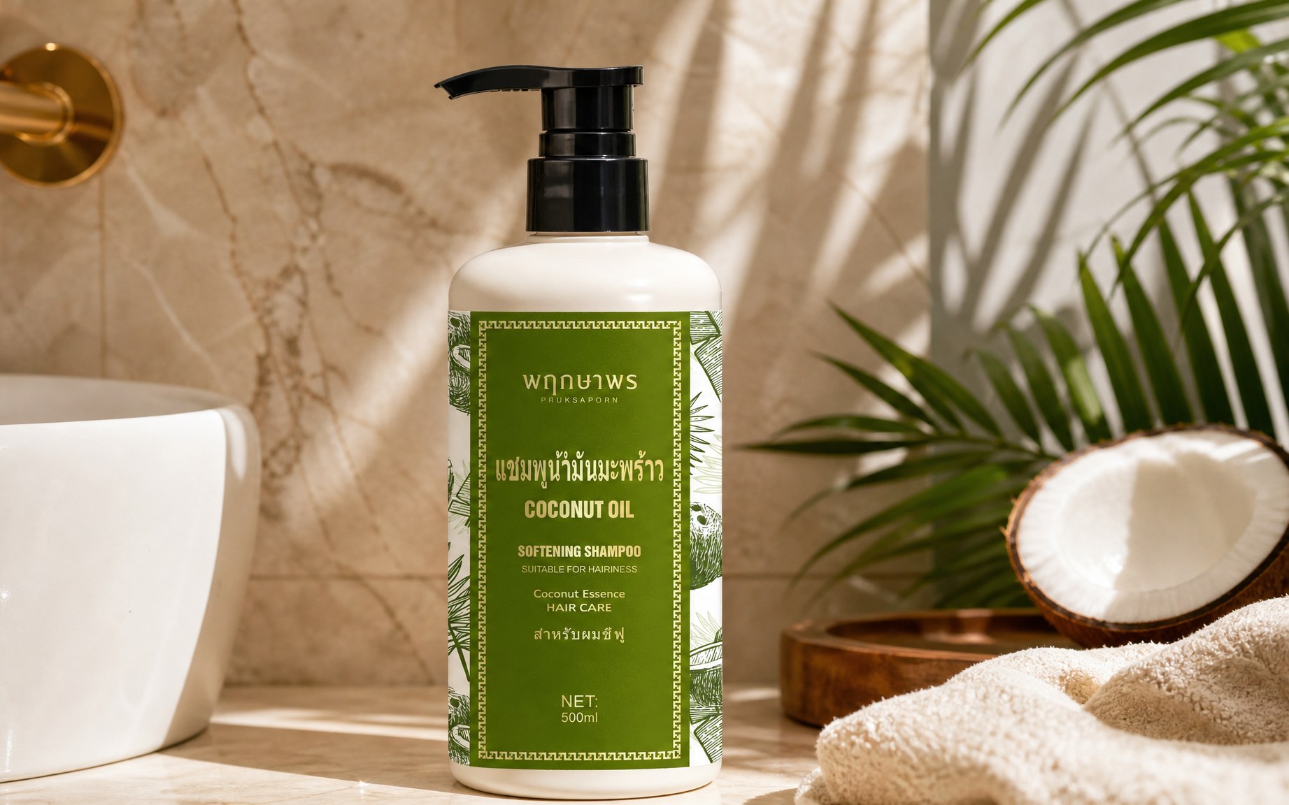 Unlock Silky, Smooth Hair with RAY PRUKSAPORN Coconut Oil Shampoo