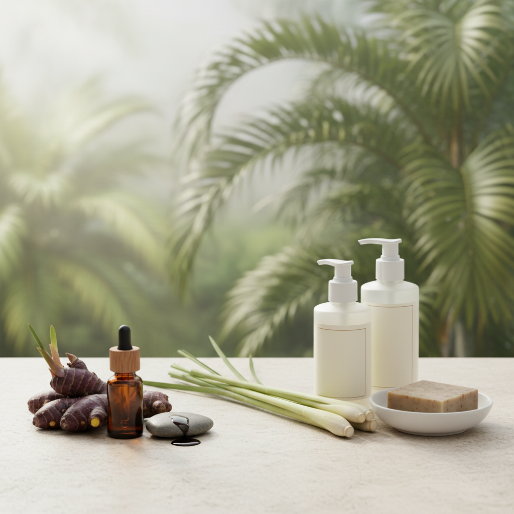 The Power of Black Ginger for Hair & Lemongrass for Body | RAY
