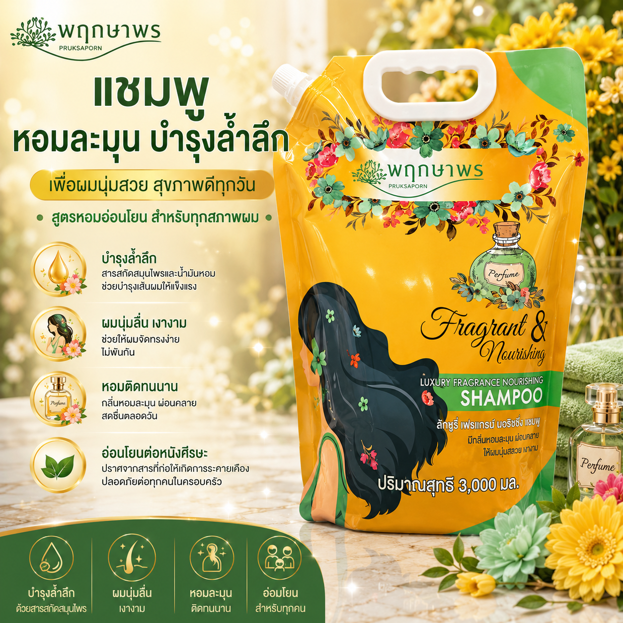 Pruksaporn Luxury Fragrant Nourishing Shampoo