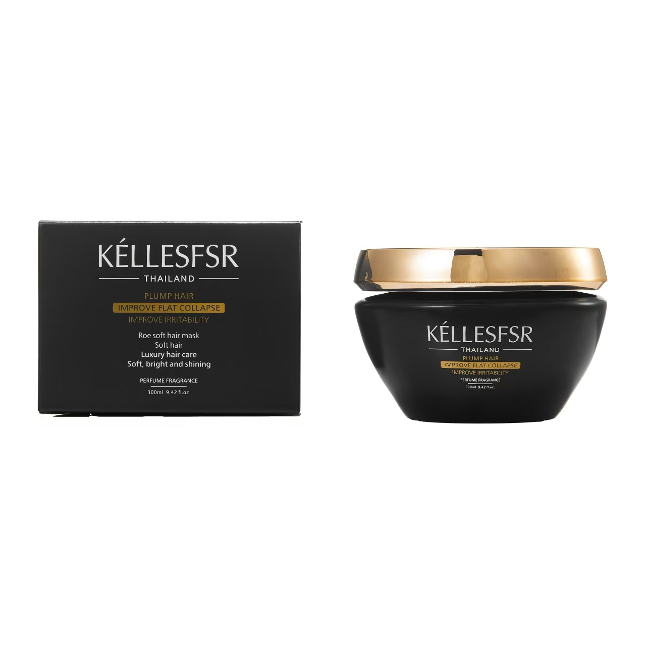 KELLESFSR Caviar Softening Hair Mask (Black Bottle)